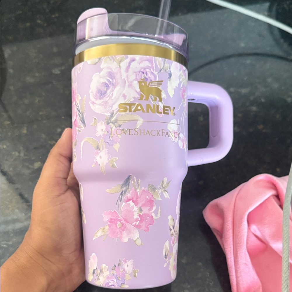 Stanley Lavender Floral Tumbler